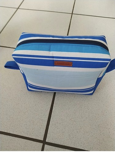 Kulturtasche handgenäht - kulturtasche,